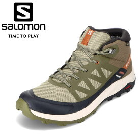 【全品P5倍！6日〜9日まで】サロモン Salomon L47143600 メンズ靴 靴 シューズ 2E相当 スニーカー アウトドアシューズ シンプル 安定感 人気 ブランド オリーブ