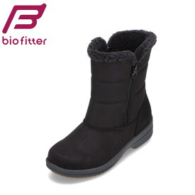 バイオフィッター バイパンジー biofitter BFL2796 レディース靴 靴 シューズ 4E相当 ミドル丈ブーツ 防水 幅広 ゆったり ショートブーツ ウィンターブーツ 防寒 保温 暖かい 冬靴 ボア ダウン ブラック