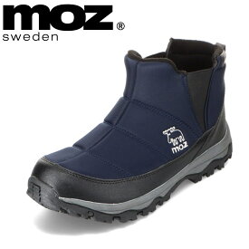 モズ スウェーデン MOZ sweden 3671 メンズ靴 靴 シューズ 2E相当 ショートブーツ 防水ブーツ サイドゴア アウトドア キャンプ 人気 ブランド ネイビー