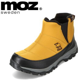 モズ スウェーデン MOZ sweden 3671 メンズ靴 靴 シューズ 2E相当 ショートブーツ 防水ブーツ サイドゴア アウトドア キャンプ 人気 ブランド マスタード