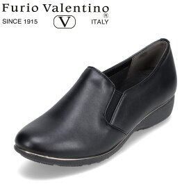 フリオバレンチノ Furio Valentino KK6219L レディース靴 靴 シューズ 3E相当 カジュアルシューズ スリッポン 履きやすい 歩きやすい フラットシューズ シンプル ブラック