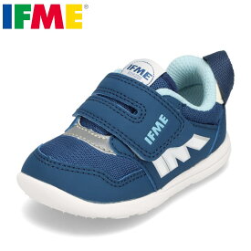 イフミー IFME 20-4302 キッズ靴 子供靴 靴 シューズ 3E相当 スニーカー キッズシューズ 子供靴 ベビーシューズ 軽量 リフレクター 面テープ 着脱簡単 人気 ブランド ネイビー