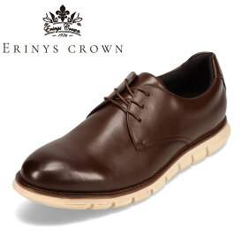 エリニュス・クラウン ERINYS CROWN ER-500 メンズ靴 靴 シューズ 3E相当 ビジネスシューズ 防水 本革 レインシューズ カップインソール 歩きやすい 履きやすい 通勤 仕事 ビジネス ブラウン