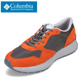 コロンビア columbia YU1608 メンズ靴 靴 シューズ 2E相当 スニーカー ランニングシューズ イーストサイド トレーナー 撥水 EVA 軽量 グリップ性 耐久性 クッション性 オレンジ