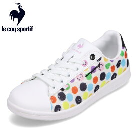 ルコックスポルティフ le coq sportif QY3XJ00WM レディース靴 靴 シューズ 3E相当 ローカットスニーカー コートタイプ LA ローラン SL BB BARBAPAPA バーバパパ コラボ 人気 ブランド マルチカラー