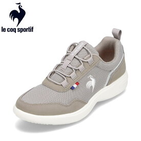 ルコックスポルティフ le coq sportif QL3VJC05GY レディース靴 靴 シューズ 3E相当 スニーカー スリッポン 伸縮性 クッション性 軽量 消臭 低反発 厚底 屈曲性 グレー