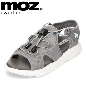 モズ スウェーデン MOZ sweden MOZ-810 キッズ靴 子供靴 靴 シューズ 2E相当 サンダル スポーツサンダル スポサン 子供靴 男の子 女の子 キッズサンダル 履きやすい アウトドア レジャー キャンプ おしゃれ グレー