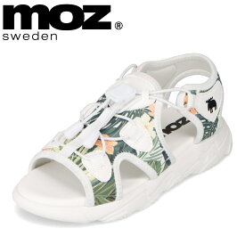 モズ スウェーデン MOZ sweden MOZ-810 キッズ靴 子供靴 靴 シューズ 2E相当 サンダル スポーツサンダル スポサン 子供靴 女の子 キッズサンダル 履きやすい アウトドア レジャー キャンプ おしゃれ グリーン