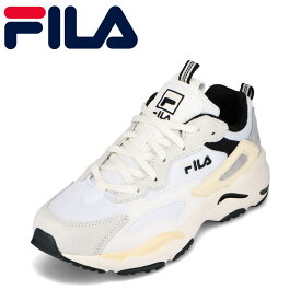 フィラ FILA WSS24030165 メンズ靴 靴 シューズ スニーカー アウトドアシューズ RAYTRACER シンプル 人気 ブランド ホワイト×ブラック