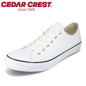 【EC限定カラー】セダークレスト CEDAR CREST CC-9408 メンズ靴 靴 シューズ 3E相当 キャンバススニーカー ローカットスニーカー カジュアル ECOスニーカー リサイクル素材使用 ホワイト