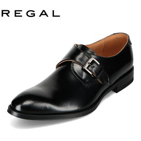 リーガル REGAL 813RAL メンズ靴 靴 シューズ 2E相当 ビジネスシューズ 革靴 通勤 オフィス 牛革 本革 ラウンドトゥ シンプル ブラック