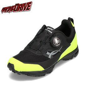 【全品P15倍！15日24H限定】ダイヤルドライブ ダイヤルDRIVE O41107 キッズ 靴 シューズ 2E相当 スニーカー キッズスニーカー 子供靴 運動靴 防水 雨 ダイヤル式 フィット感 イエロー
