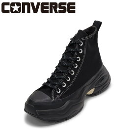 【全品P5倍！6日〜9日まで】コンバース CONVERSE 31313151M メンズ靴 靴 シューズ スニーカー ハイカット ALL STAR SURGETRA HI 厚底 軽量 リサイクル ボリュームソール 人気 ブランド ブラック×ブラック