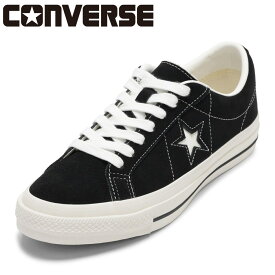 【全品P5倍！6日〜9日まで】コンバース CONVERSE 35200860M メンズ靴 靴 シューズ 2E スニーカー ローカットスニーカー ONE STAR SUEDE ワンスター　スエード クッション性 ウレタン クラシック 人気 ブランド ブラック