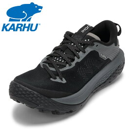 【全品P10倍！13日10:00〜38H限定】カルフ KARHU KH104006 メンズ靴 靴 シューズ 2E相当 スニーカー ランニング トレイル ラン トレラン シューズ クッション性 イコニトレイル1.0 耐久性 グリップ ローカットスニーカー フィット ホールド 人気 ブランド ブラック×ブラック