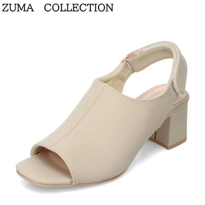 パンプス ZUMA COLLECTION レディーススクエアトゥパンプス