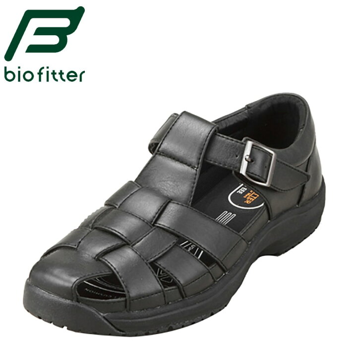 楽天市場 バイオフィッター スタイリッシュフォーメン Bio Fitter Bf 3906 メンズ レザーサンダル スニーカーサンダル 接触冷感 オフィス サンダル 軽量 カップインソール 小さいサイズ 対応 24 0cm ブラック 靴 チヨダ楽天市場店