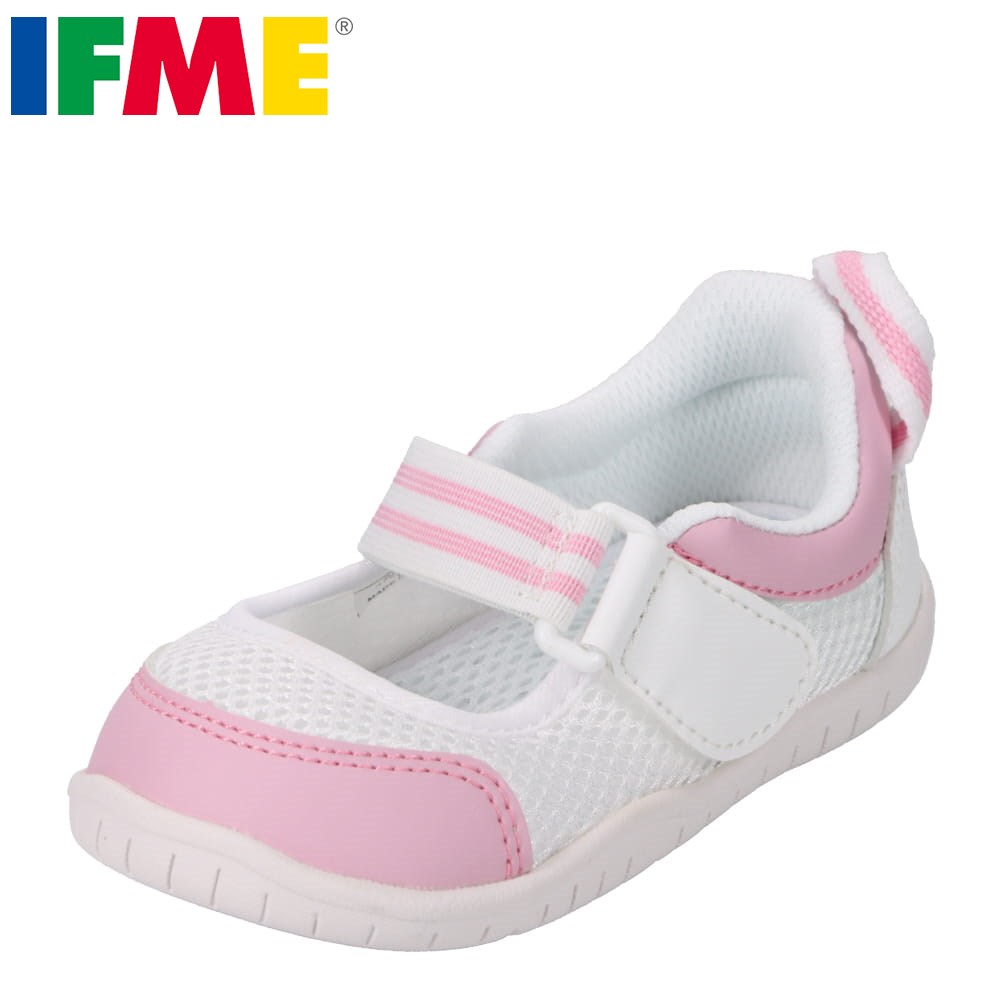 IFME イフミー 上履き うわばき キッズ 上靴 スクールシューズ シューズ 子供 こども 靴 女の子 バレエシューズ 幼稚園 保育園 小学校 スペアインソール付き 通気性 履きやすい 息するインソール 3E相当 SC-0003 ピンク