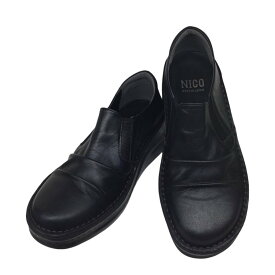 コンフォートシューズ NICO ニコ 8303 ブラック 靴 レディース カジュアルシューズ 履きやすい 歩きやすい 楽ちん 脱ぎ履きしやすい おしゃれ かわいい