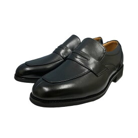 ビジネスシューズ 大塚製靴 ハッピーウォーカー HW-0250N 黒 4E幅広 メンズ 軽量 本革 紳士靴 スリッポン ローファー