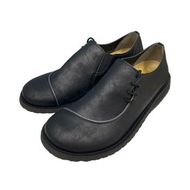 やさしい靴工房 Belle&Sofa LEAFL ベル＆ソファ リーフ ヴィンテージブラック レディース ウォーキングシューズ コンフォート 日本製 紐靴
