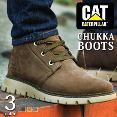 キャタピラーCATSIDCUPメンズブーツチャッカブーツデザートブーツ本革シューズCATERPILLERカジュアルブーツ靴スウェードスエードヌバックレースアップレザーショートブーツ抗菌/【あす楽対応】2018AW秋冬トレンド