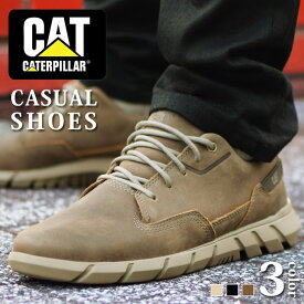 【あす楽対応】【送料無料】CATERPILLAR キャタピラー 本革 スニーカー メンズ レースアップ メンズスニーカー カジュアルシューズ ウォーキングシューズ コンフォートシューズ ランニングシューズ レザー 軽量 靴 メンズシューズ/2024新作 春 新生活応援