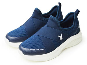 【送料無料】PLAYBOY プレイボーイ スリッポン スニーカー レディース シューズ スポーツスニーカー ウォーキング コンフォート 軽量 軽い 屈曲 防滑 カジュアル 婦人靴 女性 靴 レディースシ