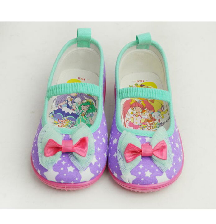 楽天市場 スタートゥインクルプリキュア 上履き 上靴 キッズ スクールシューズ 体育館シューズ 女の子 バレエシューズ 通園通学 かわいい 幼稚園 小学生 ゴム 子ども用 子供 子供靴 軽量 キッズシューズ 取り寄せ Shoesquare シュースクエア