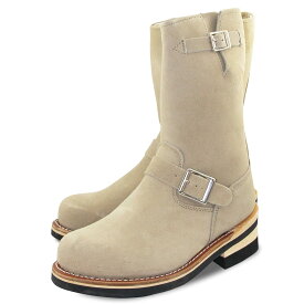 エンジニアブーツ 本革 スエード ロング スチールトゥ つま先 鉄芯入り グッドイヤーウェルト製法の本格派 レディース メンズ リンクコーデ アメカジ ストリート 美容師 バイカー ライダーズブーツ ファッション 送料無料