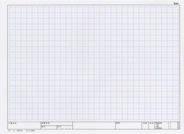 楽天市場 グラフ用紙 建築用間取図 10間 15間 コピー紙 40g M2 25枚入 グラフサイズ 10間 X 15間 建築用 間取り プランニング 尺図 用紙 1間 18 2mm 1 100縮尺 4マス 黒墨枠 スミ枠タイトル付 リラ色 Sakae Tp トチマン トモエ堂 トモエ堂