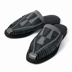 �y���|�C���g10�{�I�z Si -shoeism- DE1504 [ Huaraches Mule ] GREY/NAVY�V���[�C�Y�� �����b�` �~���[�� �T���_�� ���U�[ �J�W���A��