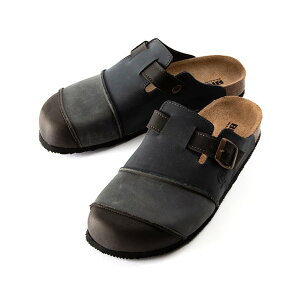 BIOLINE 1930 [ Color Combi Sabot ] INGRASSATO BLU/FUMO