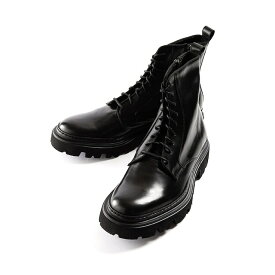 MAN.TO ANFIELD [LACEUP BOOTS] NEROスエードレースアップブーツ メンズ カジュアル革靴 ファッション オシャレ ビジカジ オフィスカジュアル フォーマル イタリア製