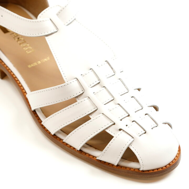 楽天市場】PASCUCCI 838 [ Grukha Sandal ] カラー：GESSO(WHITE 