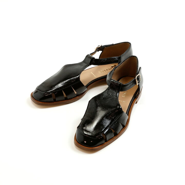 楽天市場】PASCUCCI 7432 [ Ankle Strap Sandal ] カラー：NERO(BLACK 