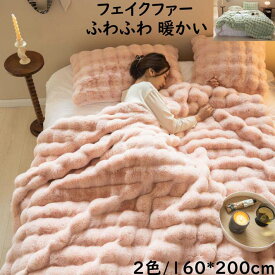 【送料無料】厚手 ブランケット 掛毛布 防寒対策 160*200cm シングル セミダブル 秋冬 大判 高級感 フェイクファー ふわふわ 暖かい 毛布 あったか ひざ掛け 昼寝 可愛い ギフト プレゼント 膝掛け 洗濯可 掛け布団 お洒落 車中 オフィス ソファーカバー 撮影道具 新生活