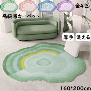 【送料無料】ラグ 厚手 カーペット 洗える 160*200cm 配色 高級感 お洒落 絨毯 ラグマット 北欧 滑り止め じゅうたん モダン 可愛い おしゃれ リビング 寝室 オールシーズン 引っ越し 新生活 か