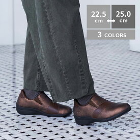 クロワッサン ハンズフリーシューズ レディース CR5102 軽量 撥水 4E 撥水 ブラック ブラウン ピンク 21.5〜25.0 cm
