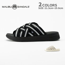 MALIBU SANDALS ZUMA LX MESH ビーチサンダル メンズ レディース MS023 ブラック ホワイト