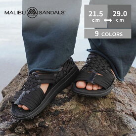 MALIBU SANDALS CANYON POLYESTER ワラチサンダル メンズ ウィメンズ MS060 ストラップサンダル ブラック カーキ ブラウン ビーチサンダル
