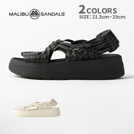 MALIBU SANDALS CANYON PLATFORM 厚底サンダル ウィメンズ メンズ MSP010 プラットフォーム ブラック ホワイト ビーチサンダル レザーサンダル