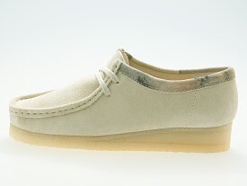 クラークス CLARKS ORIGINALS WALLABEE ウィメンズ ワラビー レディース 女性用 OFF WHITE SUEDE オフホワイト スエード #26150491