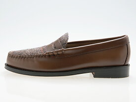 ジーエイチバス G.H.BASS WEEJUNS LARSON HARRIS TWEED PENNY LOAFER ウィージャンズ ラーソン ハリスツイード ペニーローファー MID BROWN ブラウン 茶色 ワイズE #BA11061-433