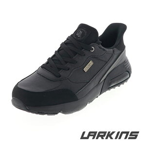 手を使わずに履ける メンズスニーカー カジュアル スリッポンシューズ 軽い 履きやすい LARKiNS ラーキンス L-6100 ブラック