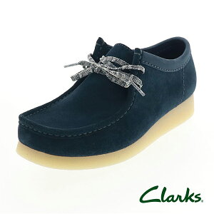 Clarks クラークス ワラビー エヴォ カジュアルシューズ ローカット 本革 スエード Wallabee EVO 26180127 ネイビー人気 定番シューズ