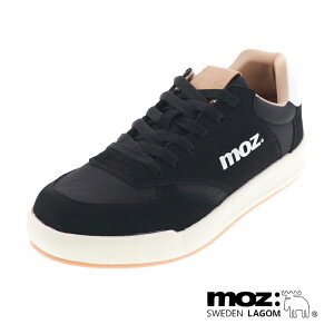 モズ MOZ 靴 9902209 レディース スニーカー ローカット カジュアル タウンシューズ 通勤 通学 北欧ブランド 秋冬モデル 黒 ブラック 22.5cm〜24.5cm
