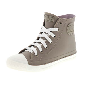 moz モズ 靴 レディース レインシューズ ハイカット スニーカー 長靴 軽量 晴雨兼用 MOZ 8017 GRAY グレー