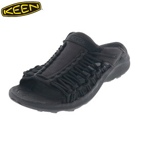 KEEN キーン レディース サンダル スリッポン シューズ ユニーク スニーク スライド NEWカラー 1026077 BLACK/BLACK 黒 23.0cm 24.0cm 25.0cm