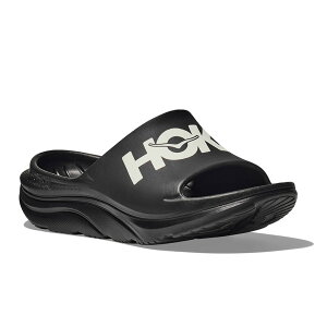 HOKA �z�J ORA Athletic Slide �I�� �A�X���`�b�N �X���C�h ���f�B�[�X 1155154 �u���b�N �z���C�g BLACK WHITE BWHT �� �A�E�g�h�A